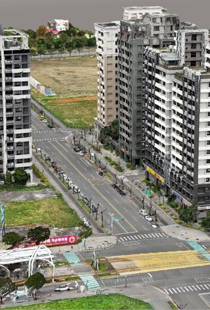 修模優化後的城市實景模型